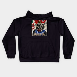 Oni Demon Painting Doodle Kids Hoodie